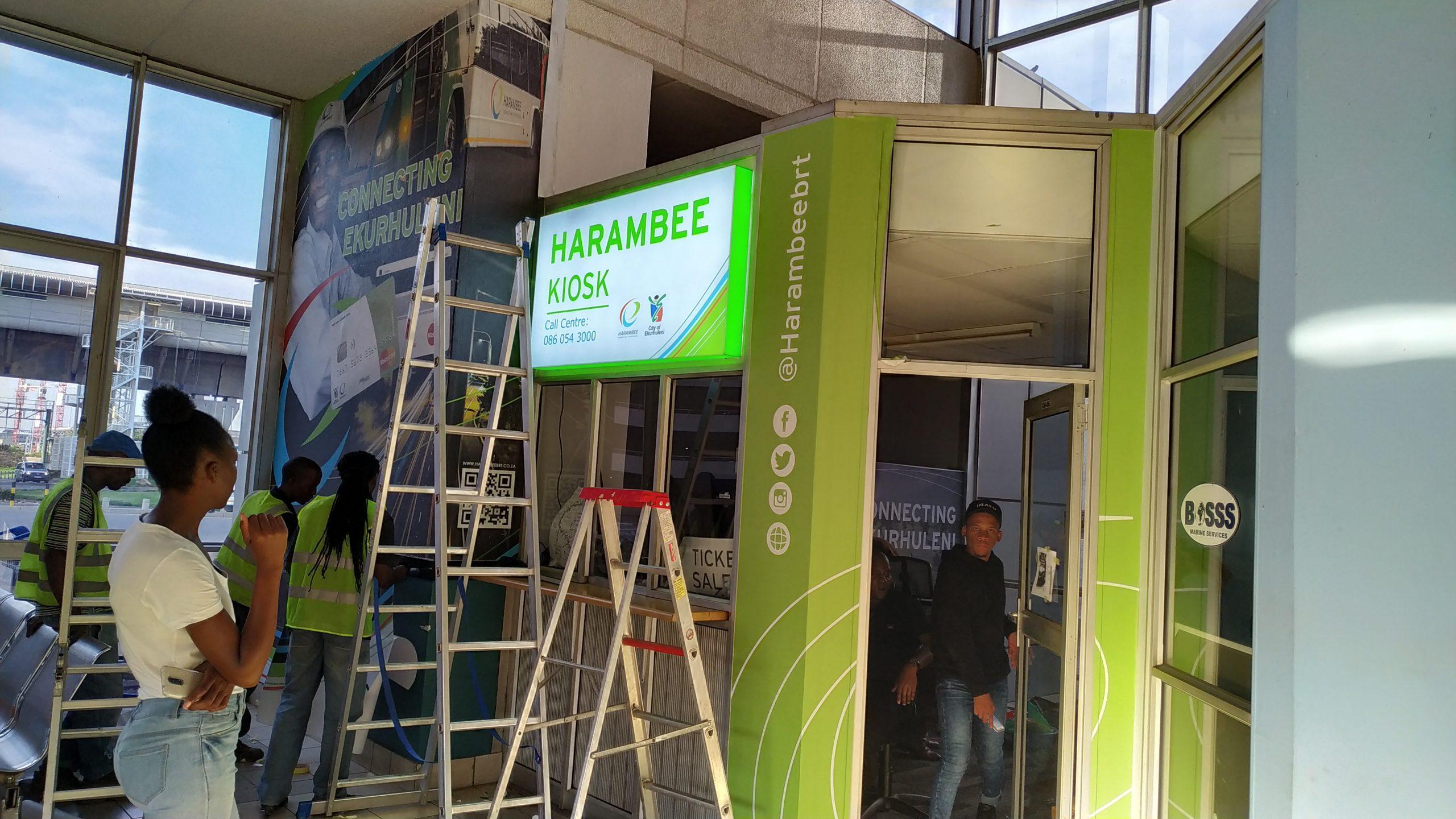 Illuminated business signage installation by Masproclean Branding and Signage, featuring bright, energy-efficient lighting for enhanced visibility and nighttime advertising