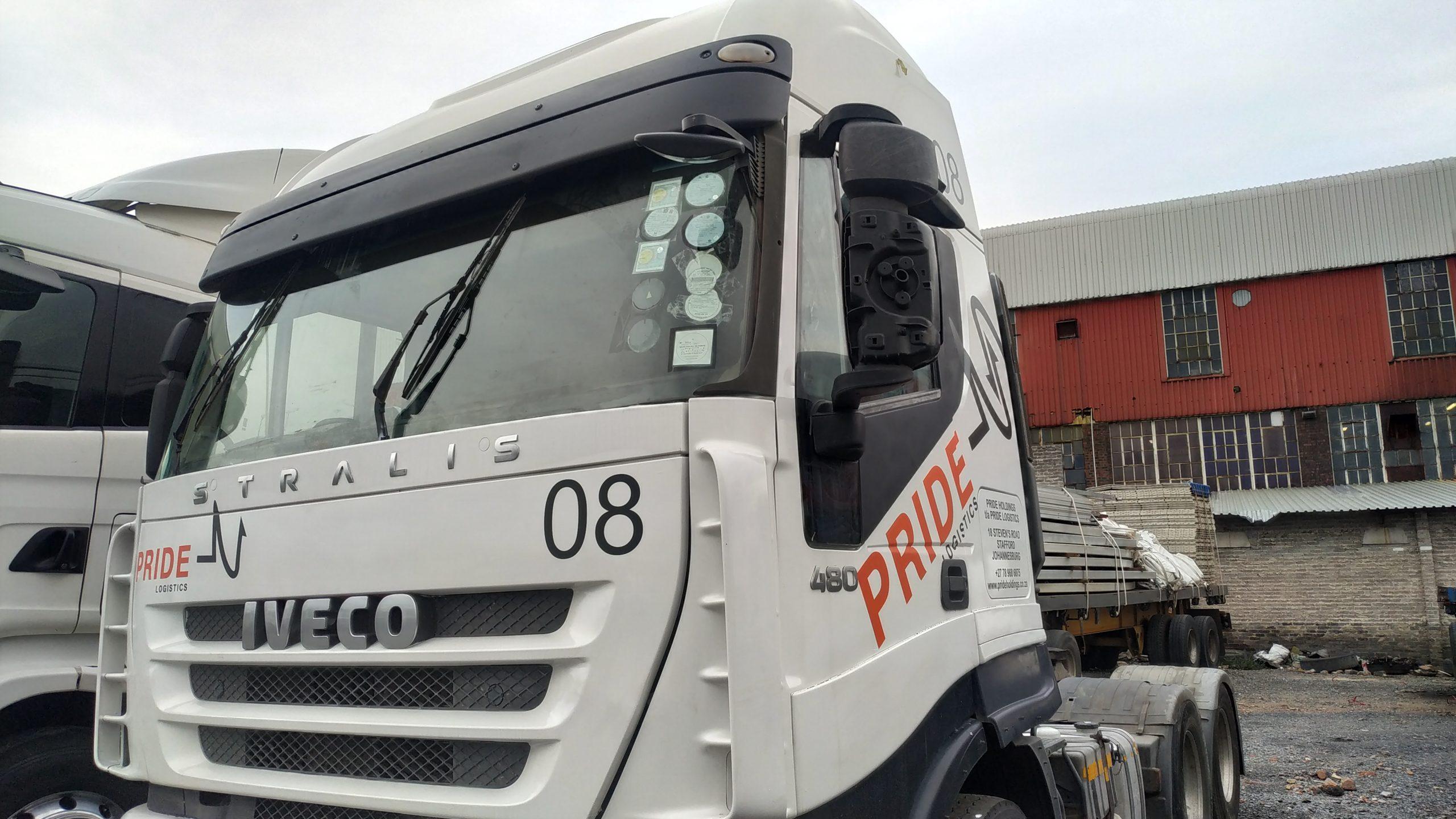 Professional truck branding by Masproclean Branding and Signage, showcasing vibrant graphics and company logos to maximize mobile advertising and enhance brand awareness