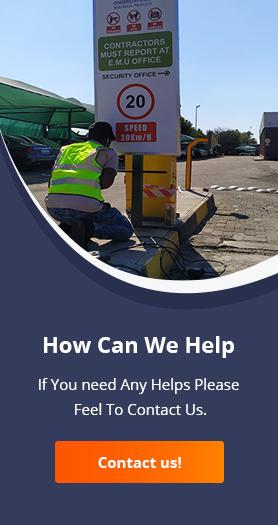 Custom parking area signage by Masproclean Branding and Signage, displaying clear directional information and branding for effective visitor navigation